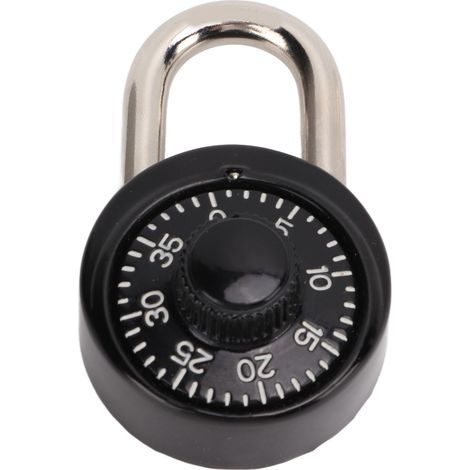 Candado de combinación con dial, candado de seguridad impermeable fabricado en acero endurecido, tratado térmicamente, para gimnasio. (1/5)