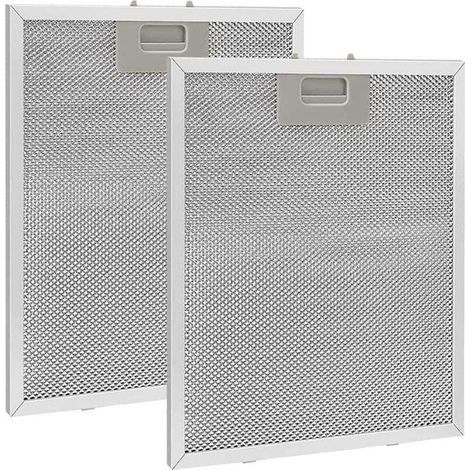 Filtre à graisse métallique pour hotte aspirante, 320 x 260 mm, filtre à mailles, accessoires pour hottes de cuisine (1/5)
