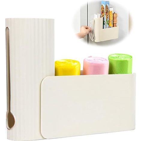 Müllbeutel Aufbewahrungsbox Faltbar Selbstklebend Aufbewahrungsboxen Platzsparender Halter Küchenschrank Organizer Wand Müllbeutel Organizer Kein (1/5)