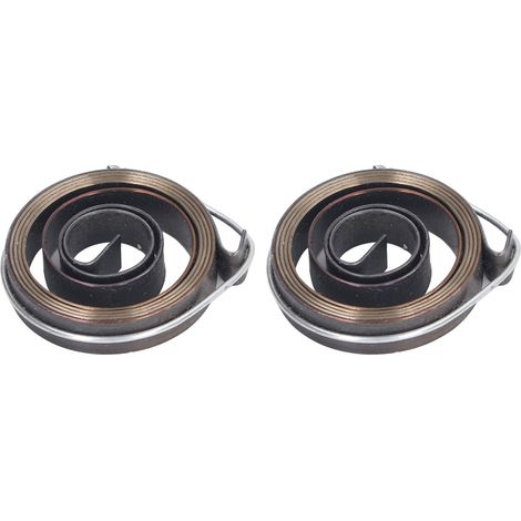 2 Stück Bohrmaschinen-Vorschubfeder, Rückholspule, 8 mm Breite, 35 mm Außendurchmesser, für Dreh- und Tischbohrmaschinen (1/5)
