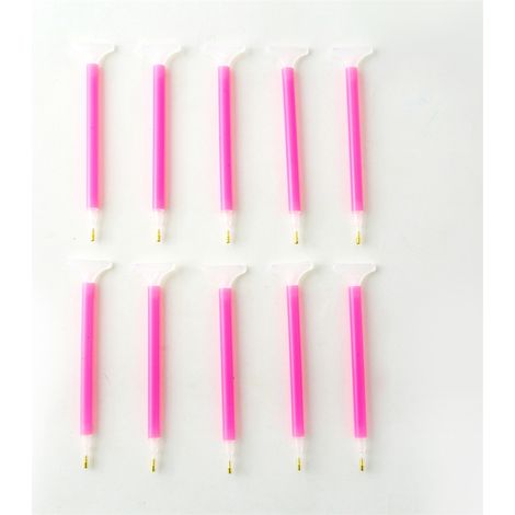 Lot de 10 stylos à double pointe pour peinture diamant, broderie diamant à faire soi-même (1/5)