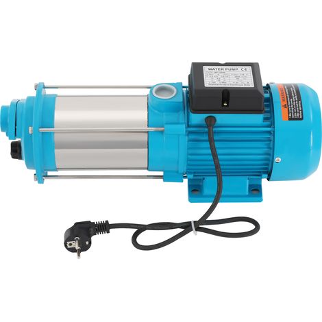 Pompe centrifuge en acier inoxydable 2500 W, 2850 tr/min, 4000 L/h, hauteur de refoulement 110 m, IP44, pour alimentation en eau industrielle et domestique (1/5)