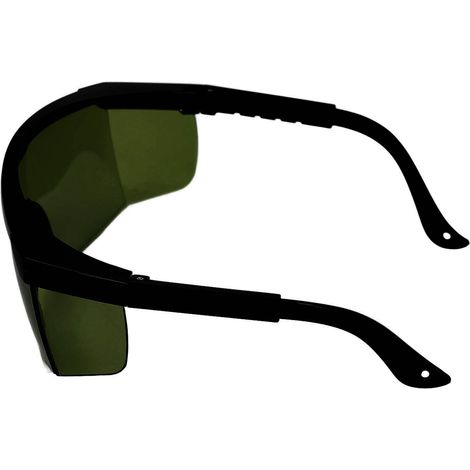 Lunettes de soudage à verres filtrants pour soudeur, protection UV, monture extensible, vert clair IR3.0 (1/5)