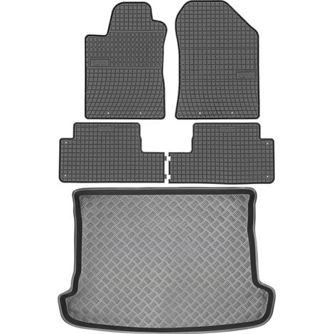 Toyota Corolla Verso Minivan (2004–2009) – SET: Gummifußmatten + Kofferraummatte