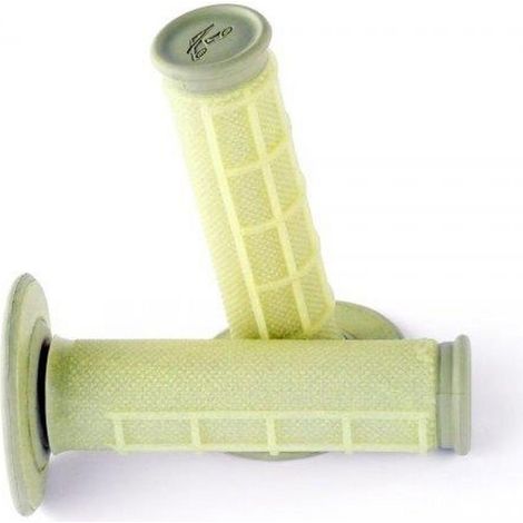 Puños Renthal MX de Kevlar de doble compuesto, 1/2 tipo gofre, Kevlar, color Kevlar