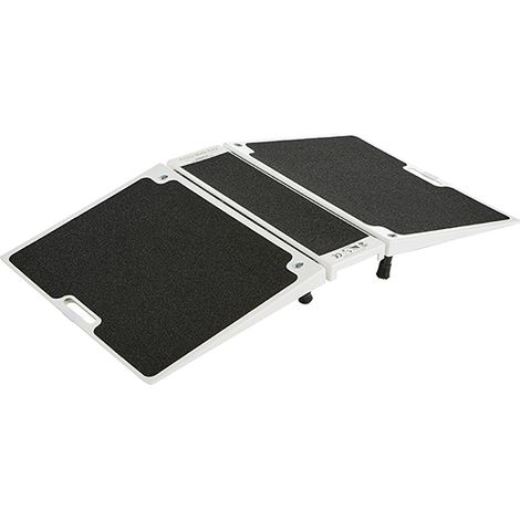 Rampe de seuil pliante et amovible, avec hauteur à franchir réglable de 75 à 150mm, Dimension utile (Lxl): 510 x 722 mm - Vendue à l'unité - 416404 (1/5)