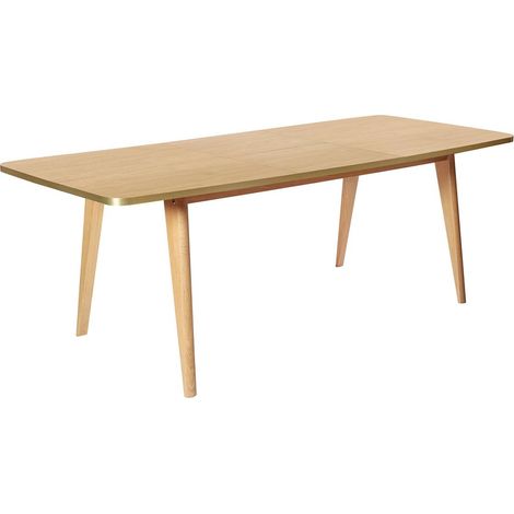 Table à Manger Extensible "Nice" 160-210cm Chêne (1/5)