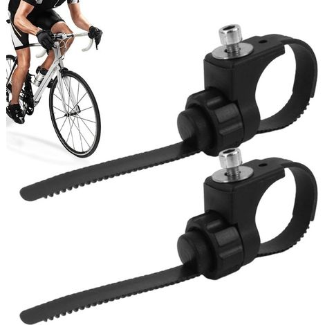 Collier de Serrage pour Fourche de vélo – Collier de Cadre de Garde-Boue de vélo, 2 Anneaux de Garde-Boue et arrière réglables pour Garde-Boue, Accessoires pour réparation de vélo de (1/5)