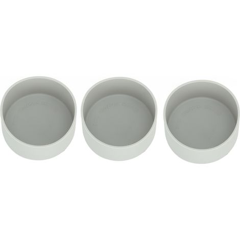 3 pièces de manchon en silicone antidérapant pour fond de bouteille d'eau, résistant aux hautes températures, anti-rayures, gris (1/5)