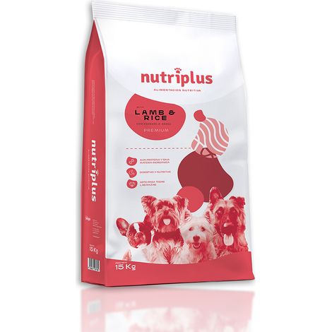 NUTRIPLUS PERROS ADULTO CORDERO (15 KG)