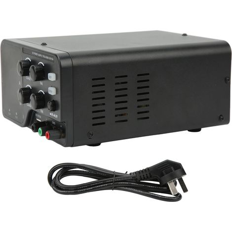 Alimentation DC Variable 0-30V 10A avec écran 4 chiffres, protection complète, prise AU 110-220V, bloc d'alimentation de banc réglable (1/5)