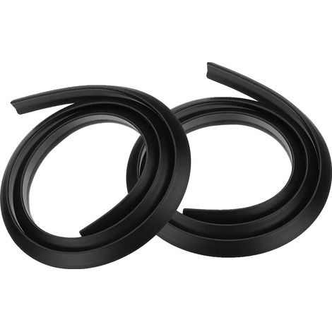 Protector de guardabarros, material de goma, 150 cm de largo, color negro, compatibilidad universal, peso 900 gramos. (1/5)