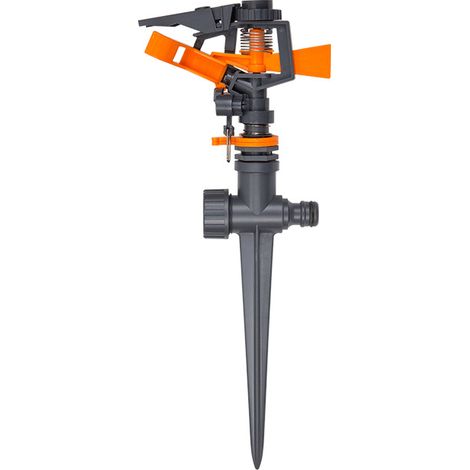 Arroseur oscillant sur piquet pour jardin et pelouse - Système d'irrigation automatique avec tête rotative YM8103D