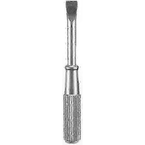 Tournevis argenté de précision pour réparation de bracelets - Construction en acier résistant, embout fin, outil durable (1/4)