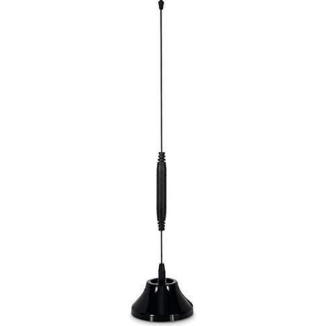 Antenne Tige - Amplificateur Actif 26 Db - Réception Dvb-T Dab+ Fm Vhf Uhf - Intérieur - 1 Pièce