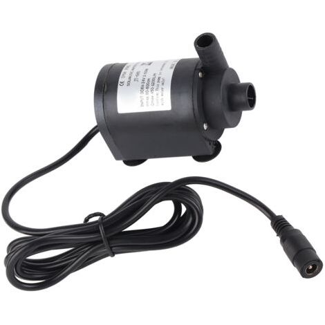 Pompe de circulation d'eau chaude 24 V CC 1000 L/h, moteur solaire sans balais, hauteur de refoulement de 7 m