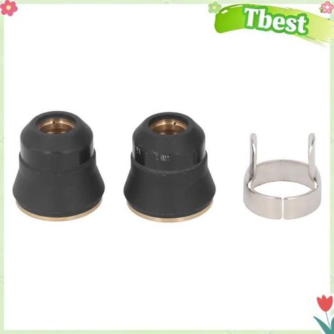 Tbest Capuchon de bouclier de Accessoires de -Plasma, 2pcs Couper Bouclier Bouclier Plasma Couple Torche de outillage lampe (1/5)