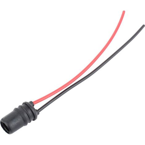 Paquet de 2, noir souple,T10 w5w led/connecteurs halogènes/prise de base