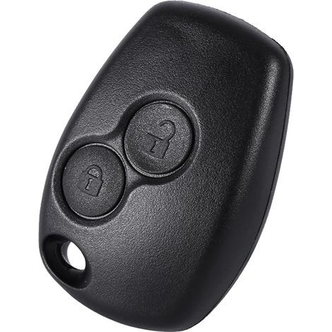 Boitier de clé 2 Boutons sans Lame Compatible avec Renault Clio 3, Twingo 2, Master 3, Kangoo 2 (1/4)