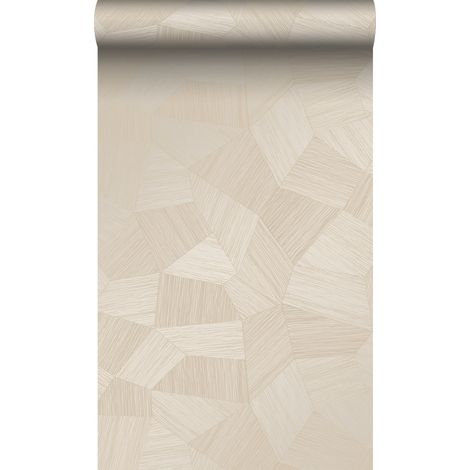 papier peint graphique 3D blanc cassé - Origin Wallcoverings (1/5)