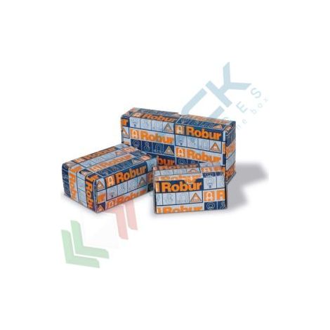 GRILLO DRITTO ZINCATO 8025 ROBUR - MM 6 L. MM 25X12 - 25 pezzi