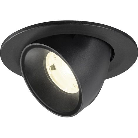 Spot encastré NUMINOS® GIMBLE S intérieur 4000 K 20° IP20 rond noir - SLV - 1009415