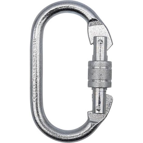 Schraubkarabinerhaken Stahl verzinkt Öffnung 18 mm LEVAC - 3805A