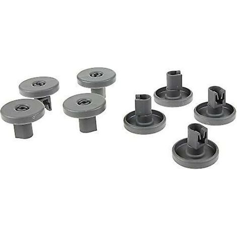 Roulettes Universelles Pour Panier Inférieur De Lave-Vaisselle - Diamètre 40,5 Mm - Compatible Avec Aeg Electrolux Zanussi Juno Favorit Ikea - Lot De 8 (1/5)