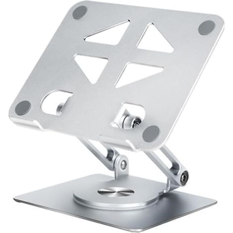 Support de tablette rotatif à 360 degrés, en alliage d'aluminium, adapté aux jeux de bureau, pliable, relevable et portable (1/5)