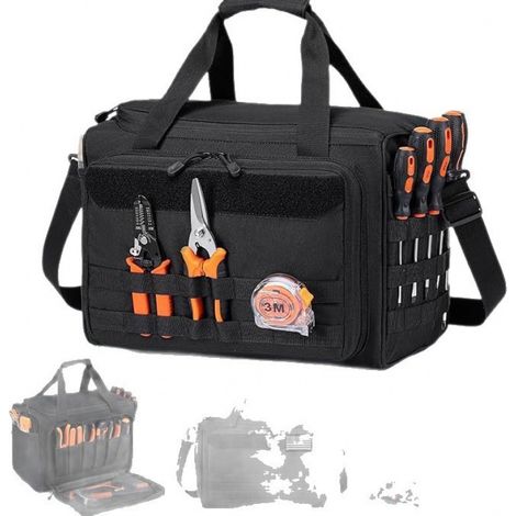 sac portable tils portable en tissu Oxford, 35 5 cm( 14 pouces) robuste pour et accessoires. tactiqu (1/5)