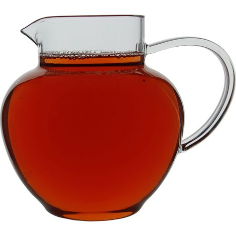 Carafe en verre pour eau, jus, thé chaud, 1 L (1/3)
