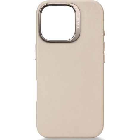 Funda de Silicona Decoded para iPhone 16 Pro Beige