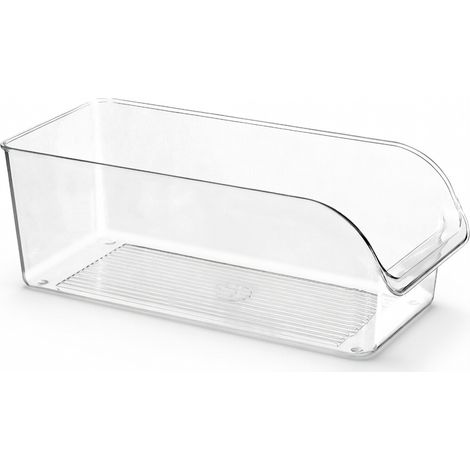 Boîte de rangement pour réfrigérateur, petite taille 32 × 13 × 11 cm — bac à œufs, fruits et boissons (1/5)