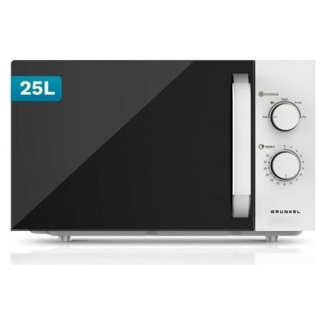 Microondas Grunkel MW-25EASY/ 850W/ Capacidad 25L/ Blanco