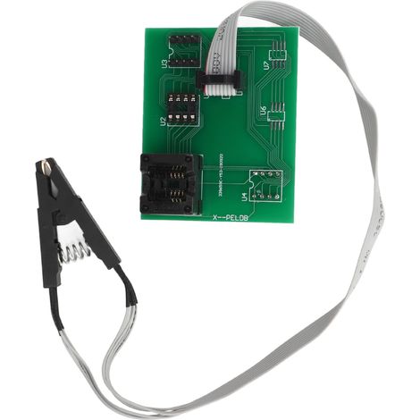 Ortviai Clip de test EEPROM SOIC8/SOP8 8 broches pour programmateur XPROG V6.12, UPA, Orange, CG PRO, iProg – Adaptateur avec carte (1/5)