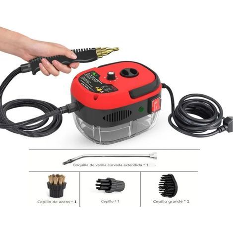 Types de couteaux pour meubles de cuisine, nettoyeur vapeur pour salle de bain, 2500 W, machine de nettoyage vapeur portable haute température pré-purifiée à 6 vitesses, rouge (1/3)