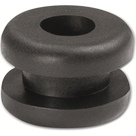 HELLERMANNTYTON Passe-câble, 633-02020, Noir, PVC, Ø 4 mm, 1 pièce (1/2)