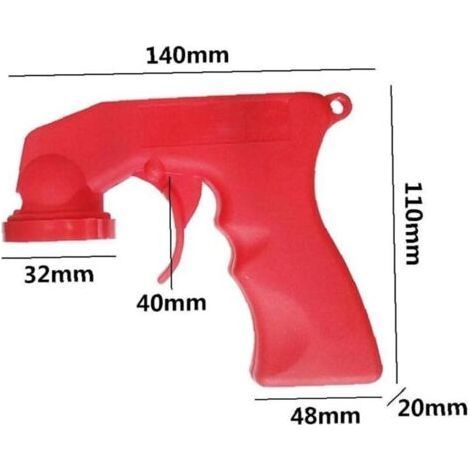 Universeller Griffadapter für Aerosol-Sprühgeräte mit ergonomischem Griff für die Wartung und Reparatur von Kraftfahrzeugen (1/2)