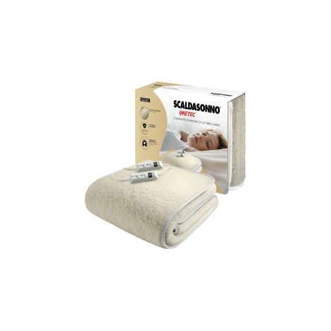 Scaldasonno Matrimoniale Imetec 16800 Elettrico 110 W Lana Bianco