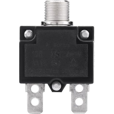 Overload Protector AC 125/250V Reset Thermal Switch Circuit Breaker On Current Overload Protector (10A) 88 series 10a thermi circuit breaker (1/5)
