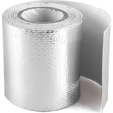 Ruban adhésif résistant à la chaleur 5M, ruban de dissipation thermique pour admission d'air, écran d'isolation thermique, protection thermique réfléchissante, moteur, auto-adhésif (1/2)