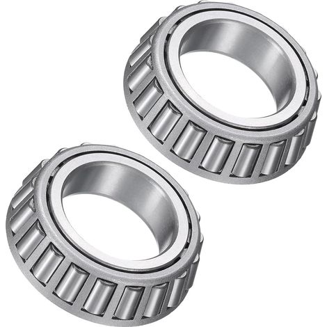2pcs Roulement à Rouleaux Coniques L44649 Acier Chromé 1.0625" Alésage Haute Charge Radiale et Axiale pour Automobile et Industrie (1/3)
