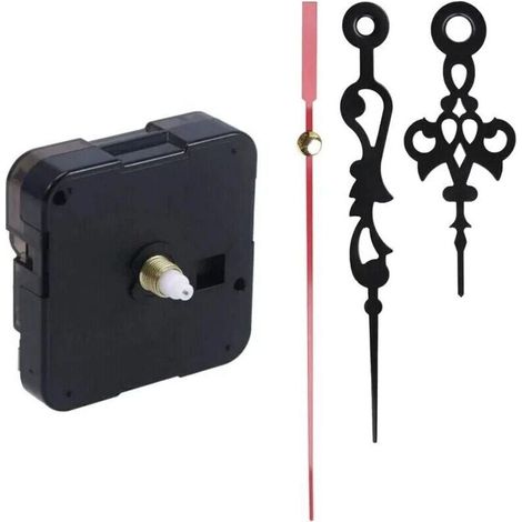 Horloge murale mécanisme de mouvement à piles accessoire d'horloge avec pointeur pour bricolage horloge réparation pièce remplacement (1/4)