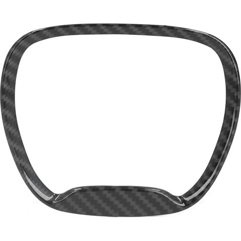 Garniture de volant autocollante de remplacement pour Jeep Grand Cherokee SRT8 2014-2019, style fibre de carbone (1/5)