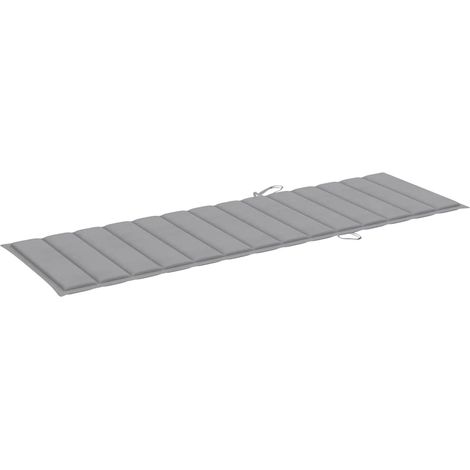 Bain de soleil avec coussin Chaise de jardin - Transat de jardin Bois d'acacia solide BV818616 - BonneVie (1/5)