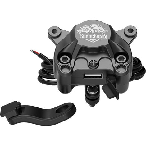 Alimentation USB de qualité industrielle, chargement sûr et stable, conversion polyvalente pour conversion de port de vélo électrique de moto (1/5)