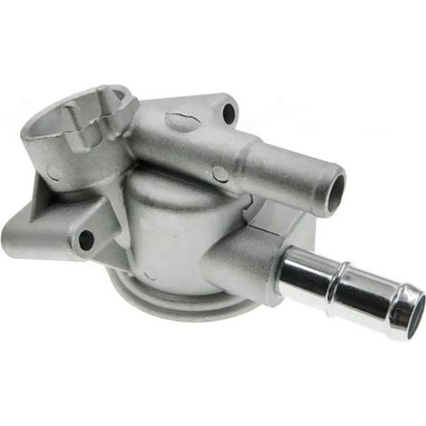 1. Color: Silver Material: Metal Engine coolant thermostat housing, compatible with Honda. (1/5)