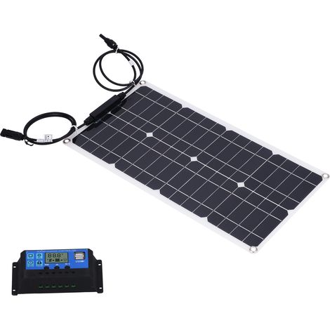 25W Solarpanel + 30A Regler für Wohnmobile, Photovoltaik-Set (Modell: BSY-2107150401+30A, ohne Batterie, überdimensioniert)