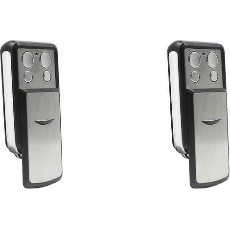 Lot de 2 télécommandes SOMMER Slider (modèles 4031, TX08-868-4, 868 MHz) pour portails électriques et portes de garage (compatibles 4035, 4011, 4025, 4021) (1/5)