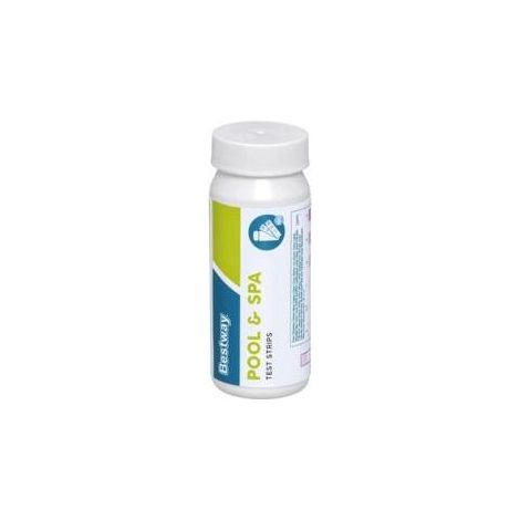Bandelettes De Test - Chlore - Ph - Alcalinite - Pour Piscine Et Spa - 50 Unites (1/4)